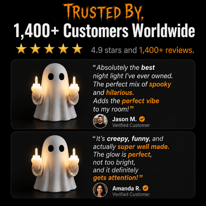 BooFlick™ Halloween Ghost Light